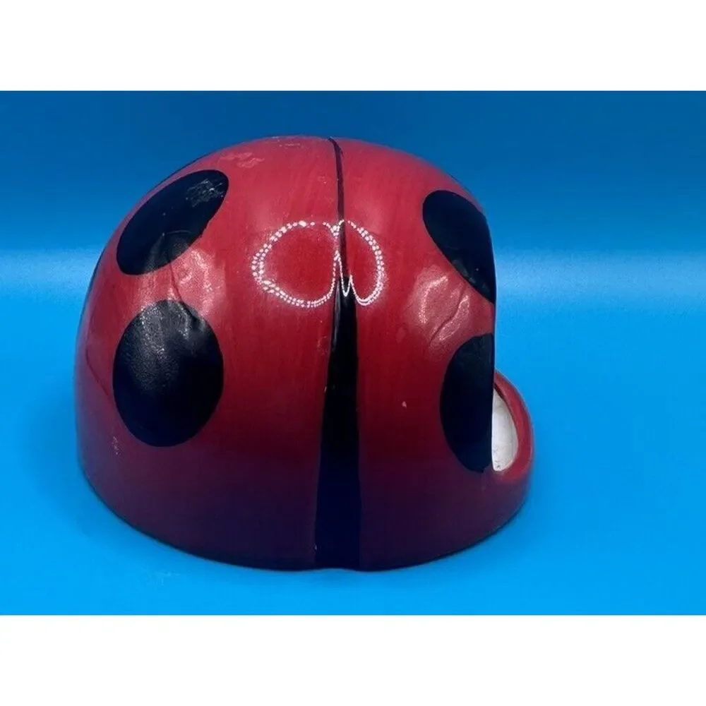 Ladybug Ring Dish Drink‎ A Box Ceramic Boston Warehouse Trading Company 2002